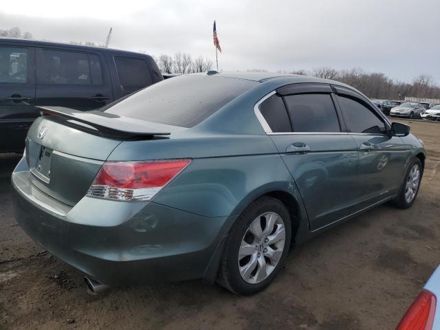 1HGCP26808A050969 - 2008 HONDA ACCORD EXL GREEN photo 3