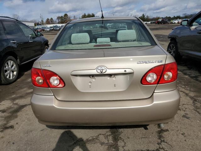 2T1BR32E18C917040 - 2008 TOYOTA COROLLA CE GOLD photo 6