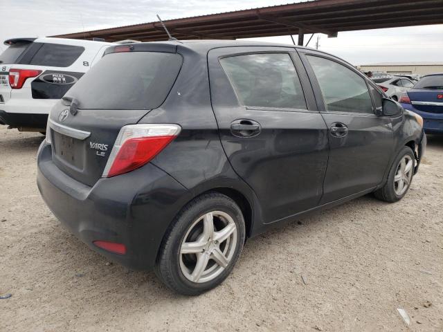 JTDKTUD35ED576842 - 2014 TOYOTA YARIS BLACK photo 3