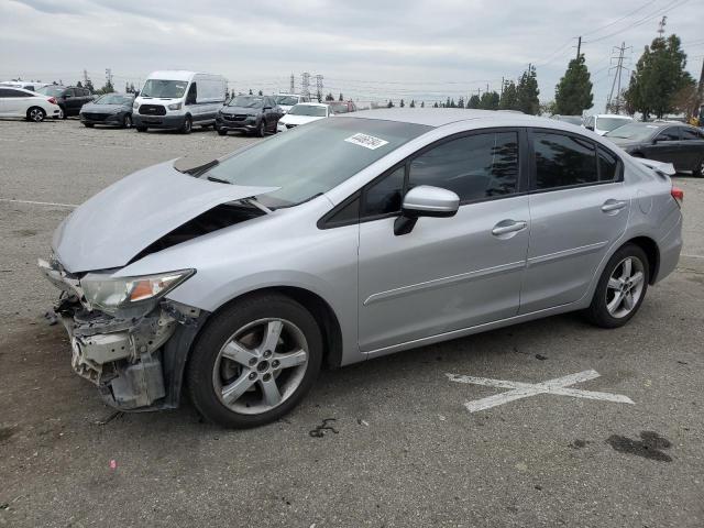 19XFB2F56EE253244 - 2014 HONDA CIVIC LX SILVER photo 1