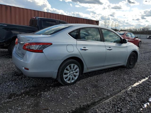 3N1AB7AP6DL629633 - 2013 NISSAN SENTRA S SILVER photo 3