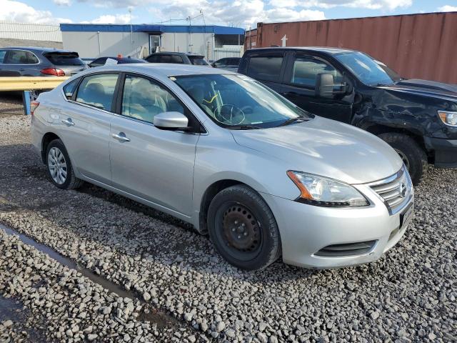 3N1AB7AP6DL629633 - 2013 NISSAN SENTRA S SILVER photo 4