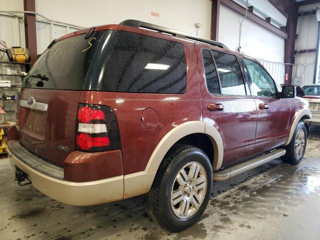 1FMEU7EE4AUA34360 - 2010 FORD EXPLORER EDDIE BAUER BURGUNDY photo 3