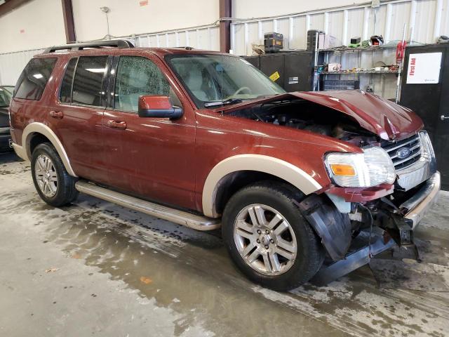 1FMEU7EE4AUA34360 - 2010 FORD EXPLORER EDDIE BAUER BURGUNDY photo 4