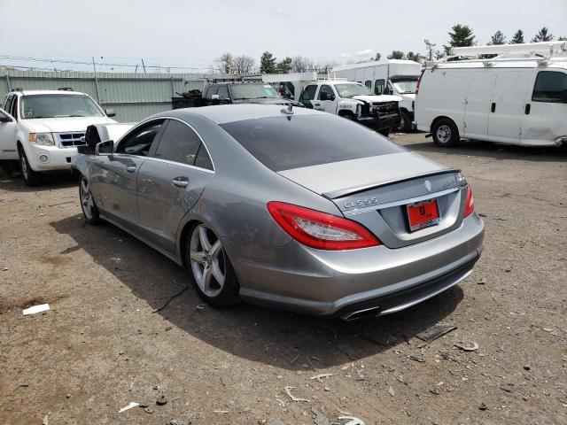 WDDLJ9BB3EA095206 - 2014 MERCEDES-BENZ CLS 550 4MATIC SILVER photo 3