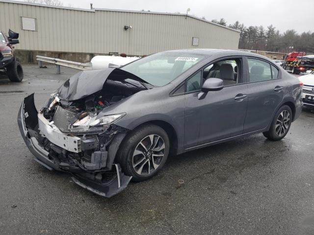 2HGFB2F84DH501649 - 2013 HONDA CIVIC EX GRAY photo 1