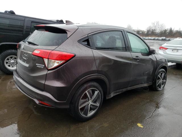 3CZRU6H9XKM701320 - 2019 HONDA HR-V TOURING GRAY photo 3