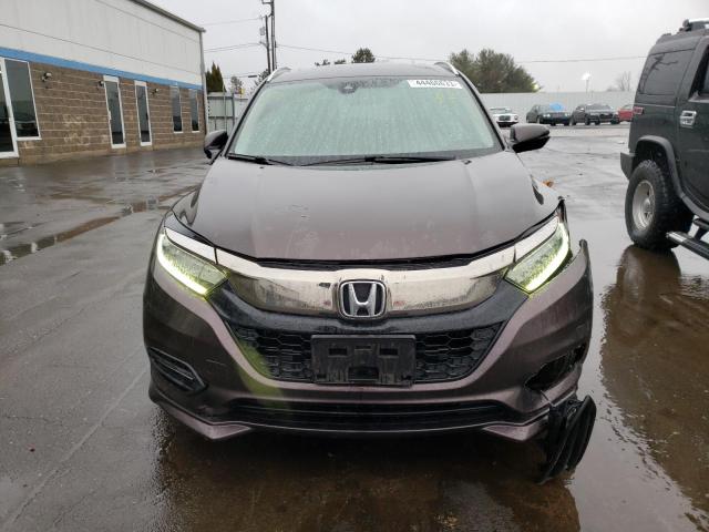 3CZRU6H9XKM701320 - 2019 HONDA HR-V TOURING GRAY photo 5