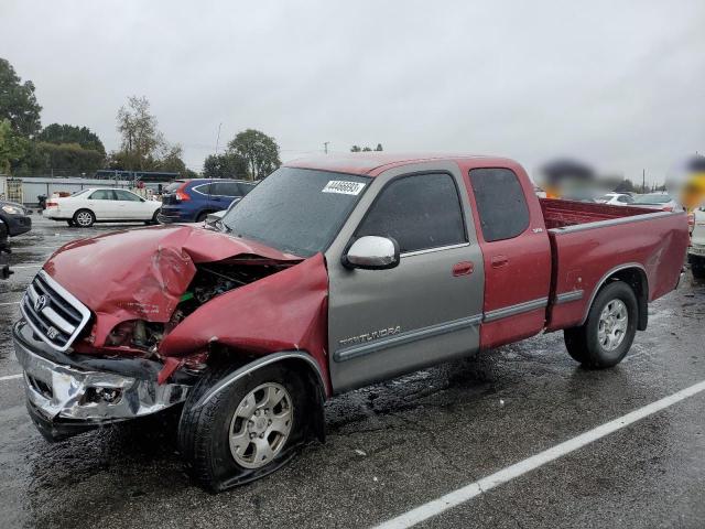 5TBRT34101S136347 - 2001 TOYOTA TUNDRA ACCESS CAB RED photo 1