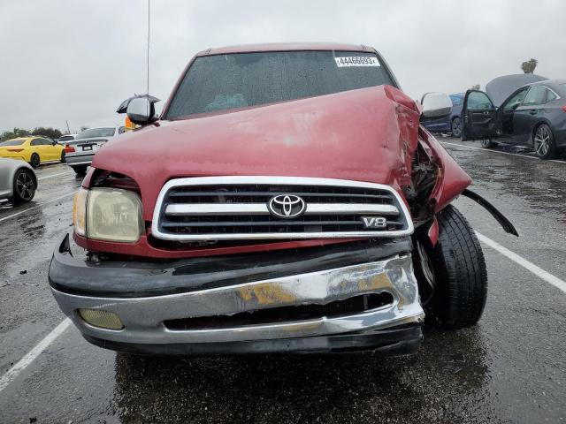 5TBRT34101S136347 - 2001 TOYOTA TUNDRA ACCESS CAB RED photo 5