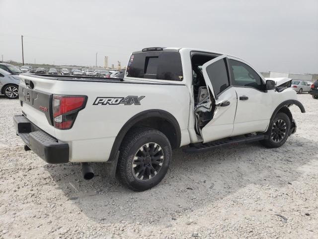 1N6AA1ED8LN507929 - 2020 NISSAN TITAN SV WHITE photo 3