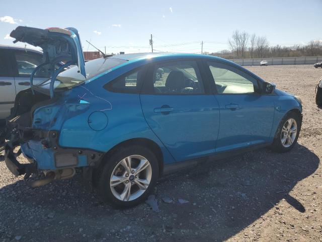 1FAHP3F27CL399264 - 2012 FORD FOCUS SE BLUE photo 3