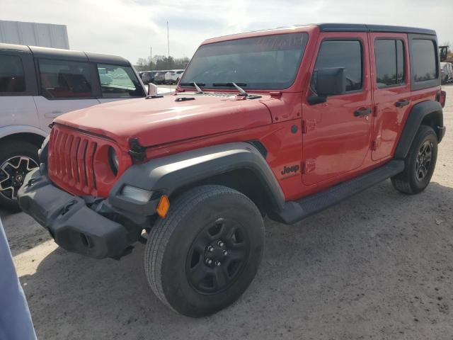 1C4HJXDG8PW564177 - 2023 JEEP WRANGLER SPORT RED photo 1