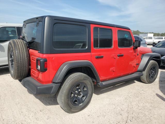 1C4HJXDG8PW564177 - 2023 JEEP WRANGLER SPORT RED photo 3