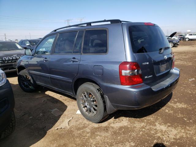 JTEEP21A760174205 - 2006 TOYOTA HIGHLANDER LIMITED BLUE photo 2