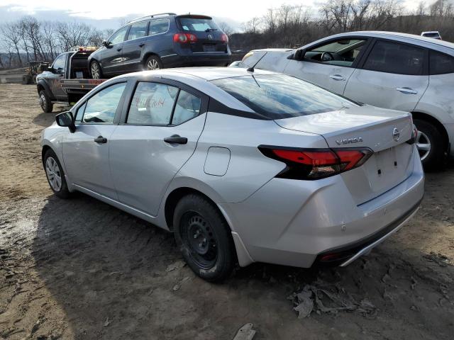 3N1CN8DV4ML908109 - 2021 NISSAN VERSA S SILVER photo 2