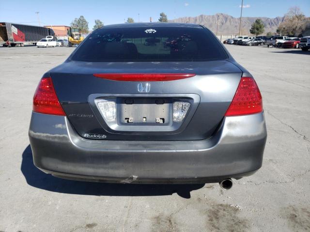 1HGCM56387A122711 - 2007 HONDA ACCORD SE GRAY photo 6