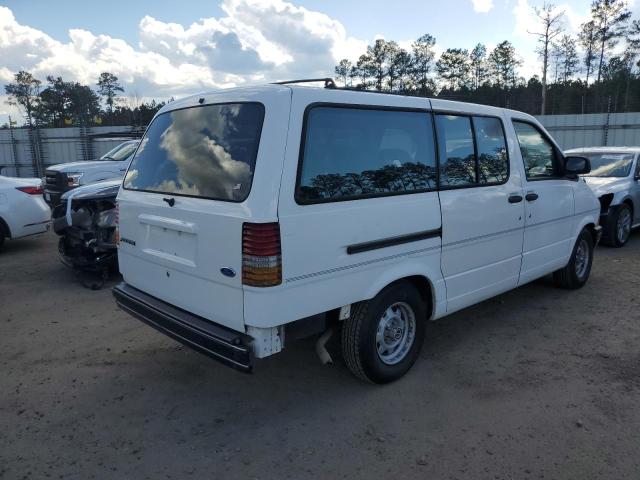 1FMDA31X2MZA20923 - 1991 FORD AEROSTAR WHITE photo 3