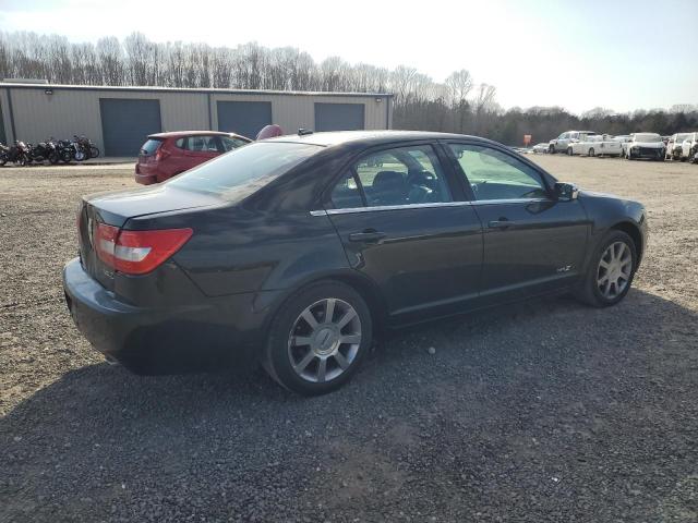 3LNHM26T38R624953 - 2008 LINCOLN MKZ BLACK photo 3