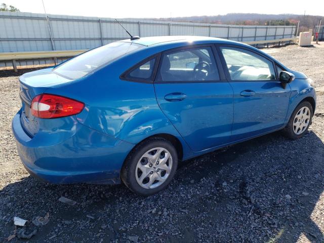 3FADP4BJ5DM117933 - 2013 FORD FIESTA SE BLUE photo 3