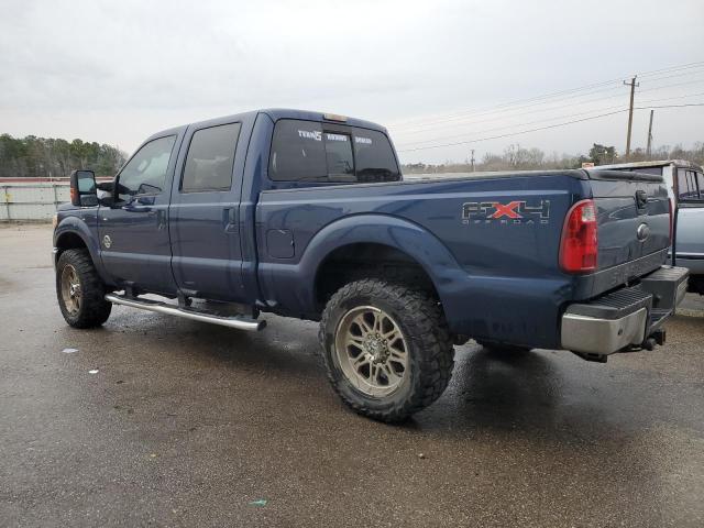 1FT7W2BT1BEA66529 - 2011 FORD F250 SUPER DUTY BLUE photo 2