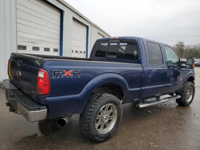 1FT7W2BT1BEA66529 - 2011 FORD F250 SUPER DUTY BLUE photo 3