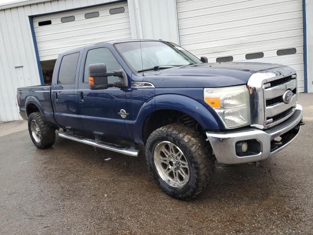 1FT7W2BT1BEA66529 - 2011 FORD F250 SUPER DUTY BLUE photo 4