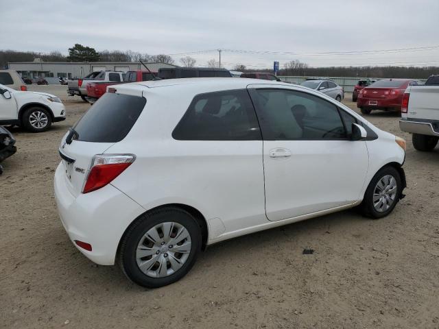 JTDJTUD38CD518460 - 2012 TOYOTA YARIS WHITE photo 3