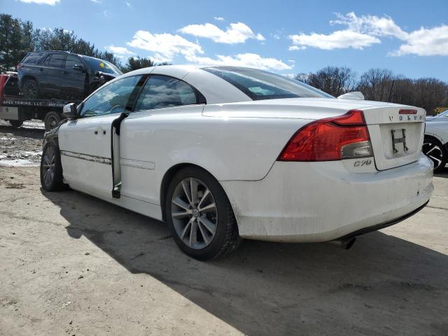 YV1672MC7BJ110010 - 2011 VOLVO C70 T5 WHITE photo 2