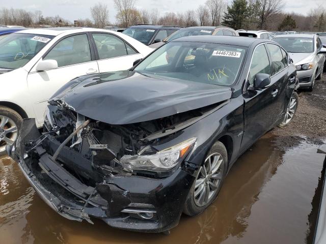 JN1AV7AR5EM700207 - 2014 INFINITI Q50 HYBRID PREMIUM BLACK photo 1