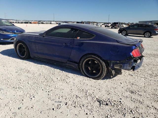 1FA6P8AM2G5333521 - 2016 FORD MUSTANG BLUE photo 2