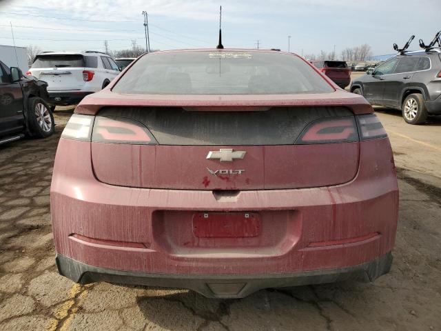 1G1RD6E48EU111253 - 2014 CHEVROLET VOLT BURGUNDY photo 6