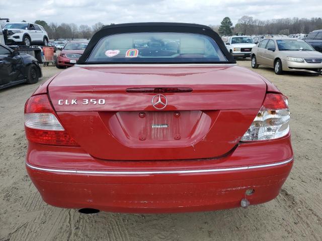 WDBTK56F78T088554 - 2008 MERCEDES-BENZ CLK 350 RED photo 6