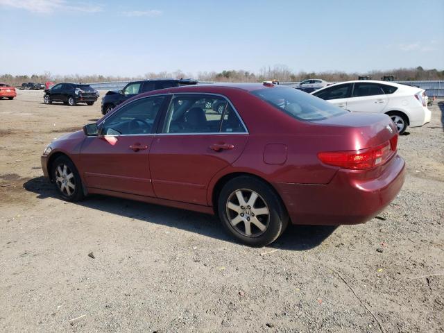 1HGCM66585A006574 - 2005 HONDA ACCORD EX RED photo 2