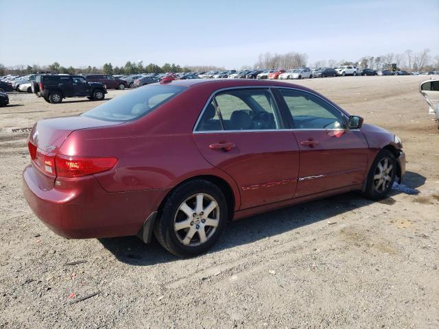 1HGCM66585A006574 - 2005 HONDA ACCORD EX RED photo 3