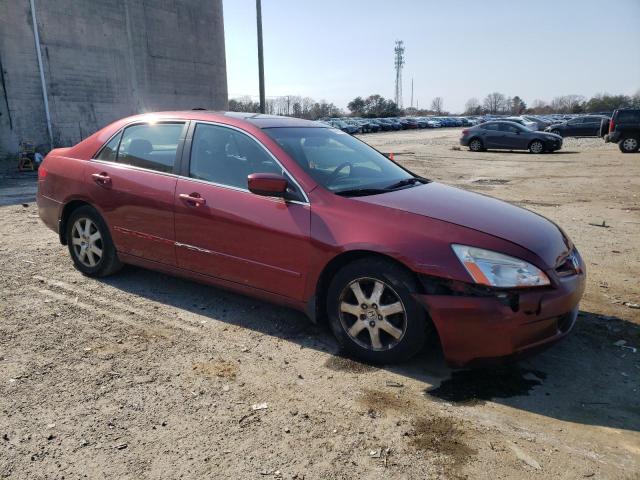 1HGCM66585A006574 - 2005 HONDA ACCORD EX RED photo 4