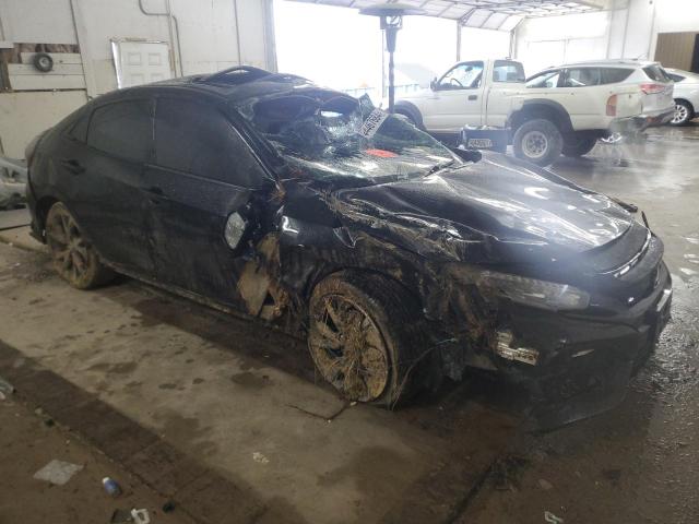 SHHFK7H99JU412533 - 2018 HONDA CIVIC SPORT TOURING BLACK photo 4