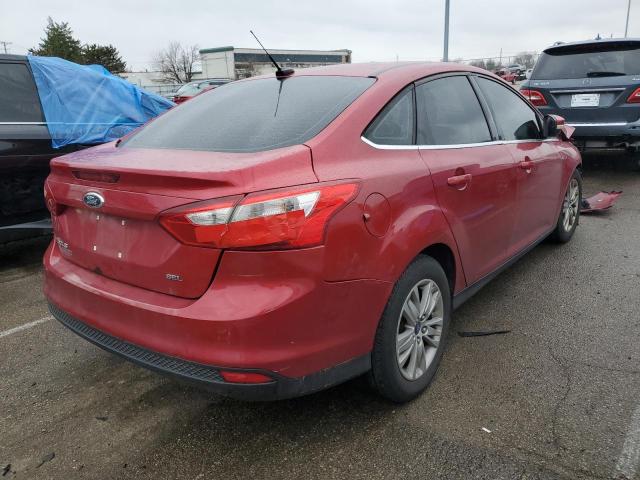 1FAHP3H26CL361456 - 2012 FORD FOCUS SEL RED photo 3