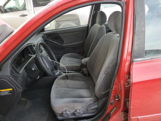 KMHDN46D45U120786 - 2005 HYUNDAI ELANTRA GLS RED photo 7