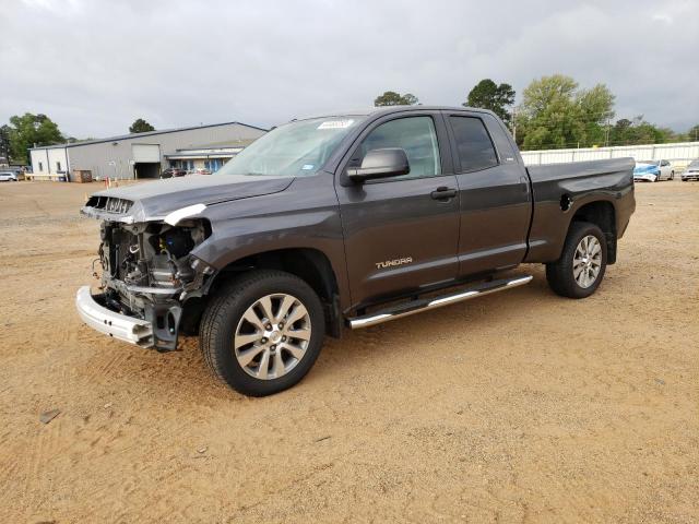 5TFRM5F12EX080067 - 2014 TOYOTA TUNDRA DOUBLE CAB SR/SR5 GRAY photo 1