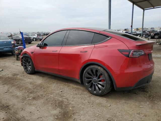 5YJYGDEF6LF003333 - 2020 TESLA MODEL Y RED photo 2