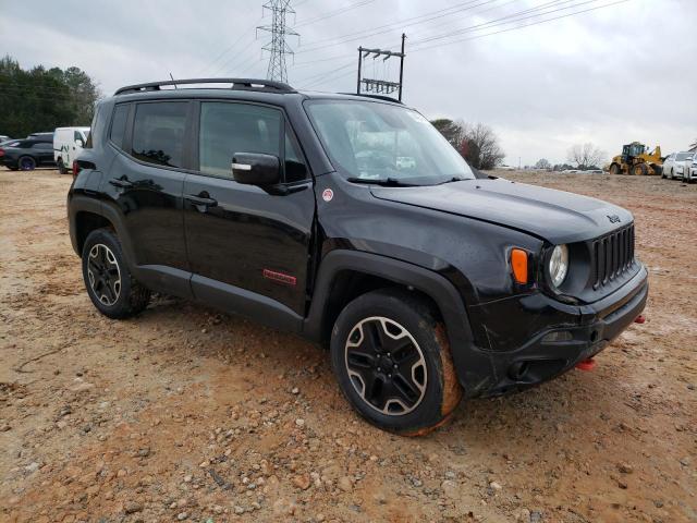 ZACCJBCB1HPE44531 - 2017 JEEP RENEGADE TRAILHAWK BLACK photo 4