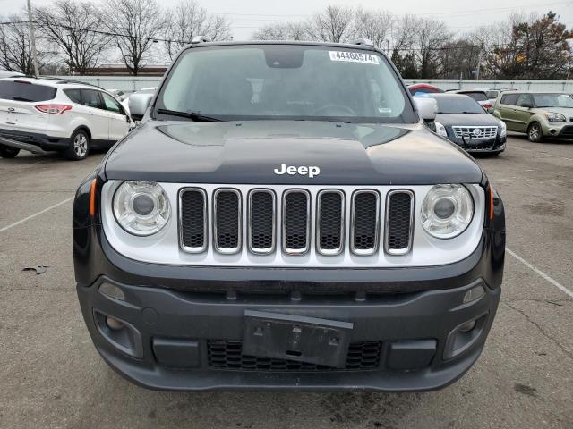 ZACCJBDBXHPG61381 - 2017 JEEP RENEGADE LIMITED BLACK photo 5