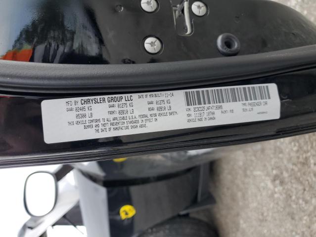 2C3CDZFJ4FH718309 - 2015 DODGE CHALLENGER R/T SCAT PACK BLACK photo 12