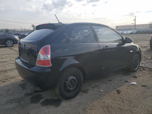 KMHCM36C68U084443 - 2008 HYUNDAI ACCENT GS BLACK photo 3