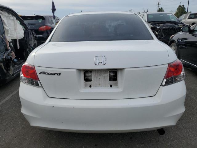 JHMCP26348C033064 - 2008 HONDA ACCORD LX WHITE photo 6