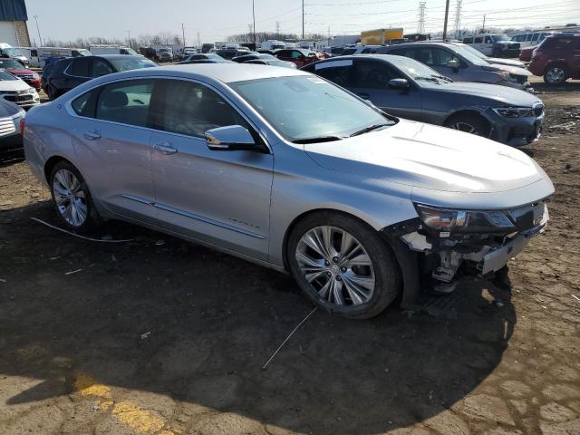 2G1165S35F9265012 - 2015 CHEVROLET IMPALA LTZ SILVER photo 4