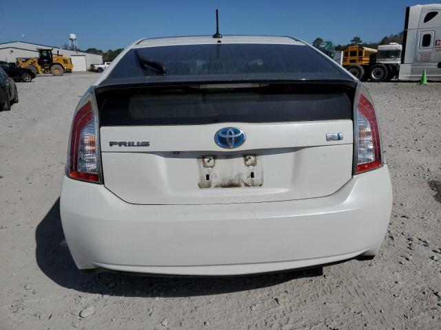 JTDKN3DU8D5663091 - 2013 TOYOTA PRIUS WHITE photo 6