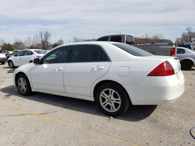 1HGCM56316A092143 - 2006 HONDA ACCORD SE WHITE photo 2