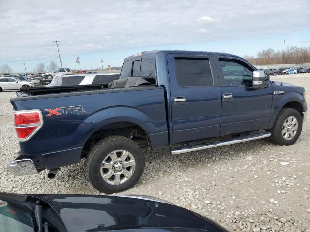 1FTFW1EF7EFC22518 - 2014 FORD F150 SUPERCREW BLUE photo 3